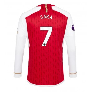 Arsenal Bukayo Saka #7 Hemmatröja 2023-24 Långärmad